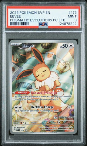Eevee - Prismatic Evolutions PC ETB - PSA 9