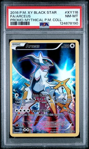 Arceus - Mythical Pin Collection - PSA 8