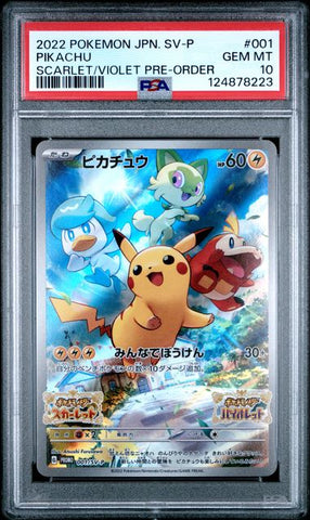 Pikachu - Pre Order Promo - PSA 10