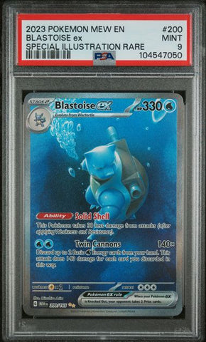 Blastoise Ex - 151 - PSA 9