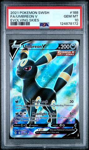 Umbreon V - Evolving Skies - PSA 10