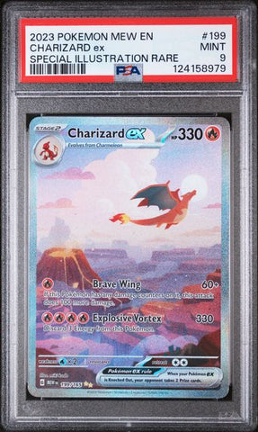 Charizard EX - 151 - PSA 9