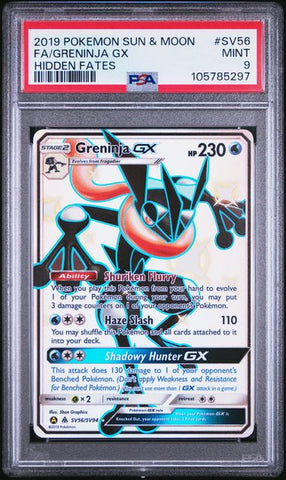 Hidden Fates - Greninja Gx - PSA 9