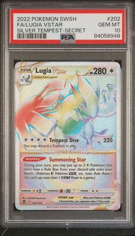 Lugia Vstar - Silver Tempest - PSA 10