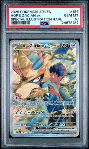 Hop's Zacian Ex - Journey Together - PSA 10