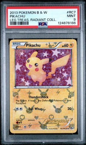 Pikachu - Legendary Treasures Radiant Collection - PSA 9