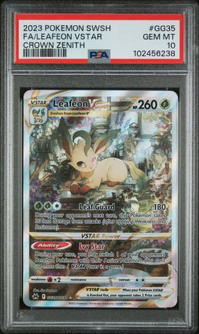 Leafeon Vstar - Crown Zenith - PSA 10