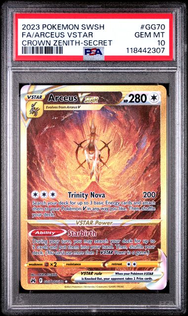 Arceus VStar - Crown Zenith - PSA 10