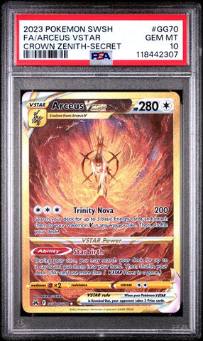 Arceus VStar - Crown Zenith - PSA 10