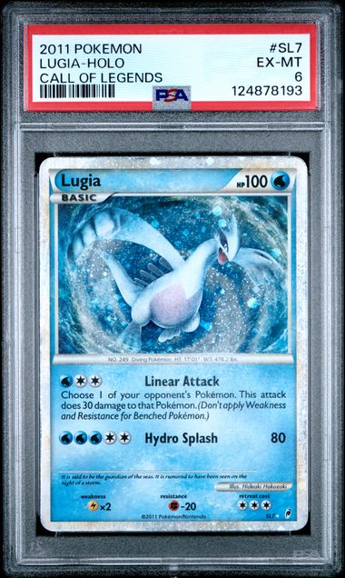 Lugia (Holo) - Call of Legends - PSA 6