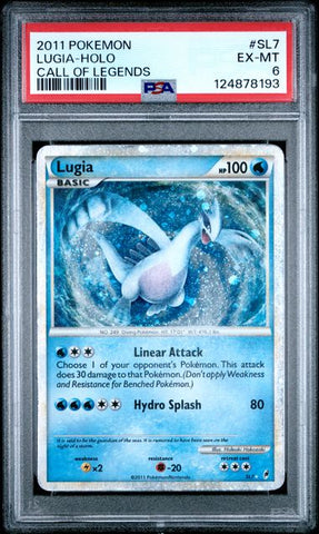 Lugia (Holo) - Call of Legends - PSA 6