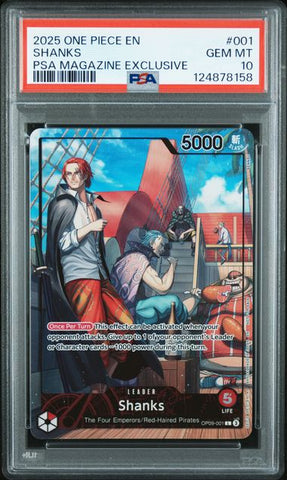 Shanks - PSA Magazine Exclusive - PSA 10
