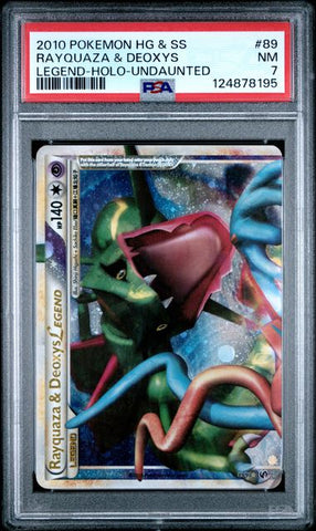 Rayquaza & Deoxys Legends - Undaunted - PSA 7 & PSA 5 (Sequential)