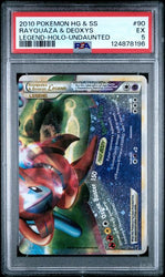 Rayquaza & Deoxys Legends - Undaunted - PSA 7 & PSA 5 (Sequential)