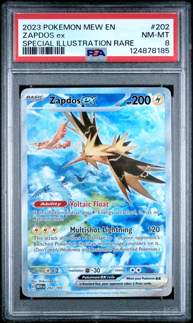 Zapdos EX - 151 - PSA 8