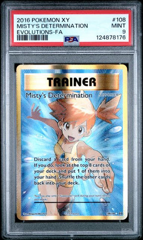 Misty's Determination - Evolutions - PSA 9