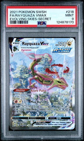 Rayquaza Vmax - Evolving Skies - PSA 9