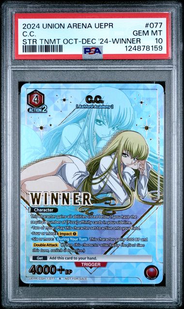 C.C. 2024 Tournament Winner - PSA 10