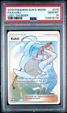 Kahili - Lost Thunder - PSA 10