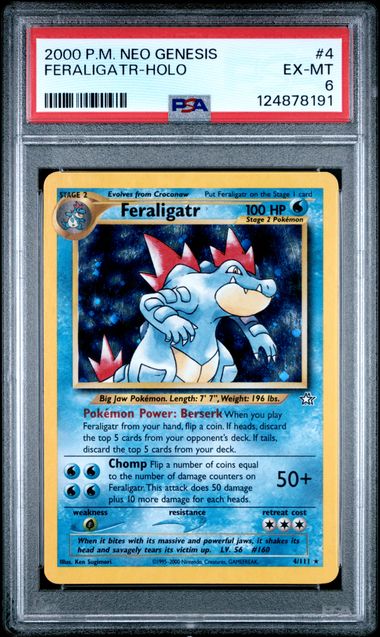 Feraligator - Neo Genesis - PSA 6