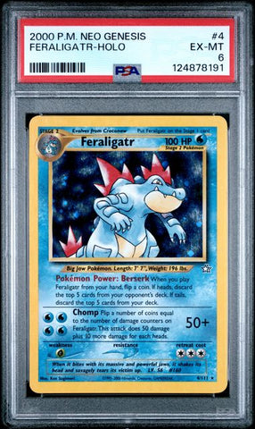 Feraligator - Neo Genesis - PSA 6